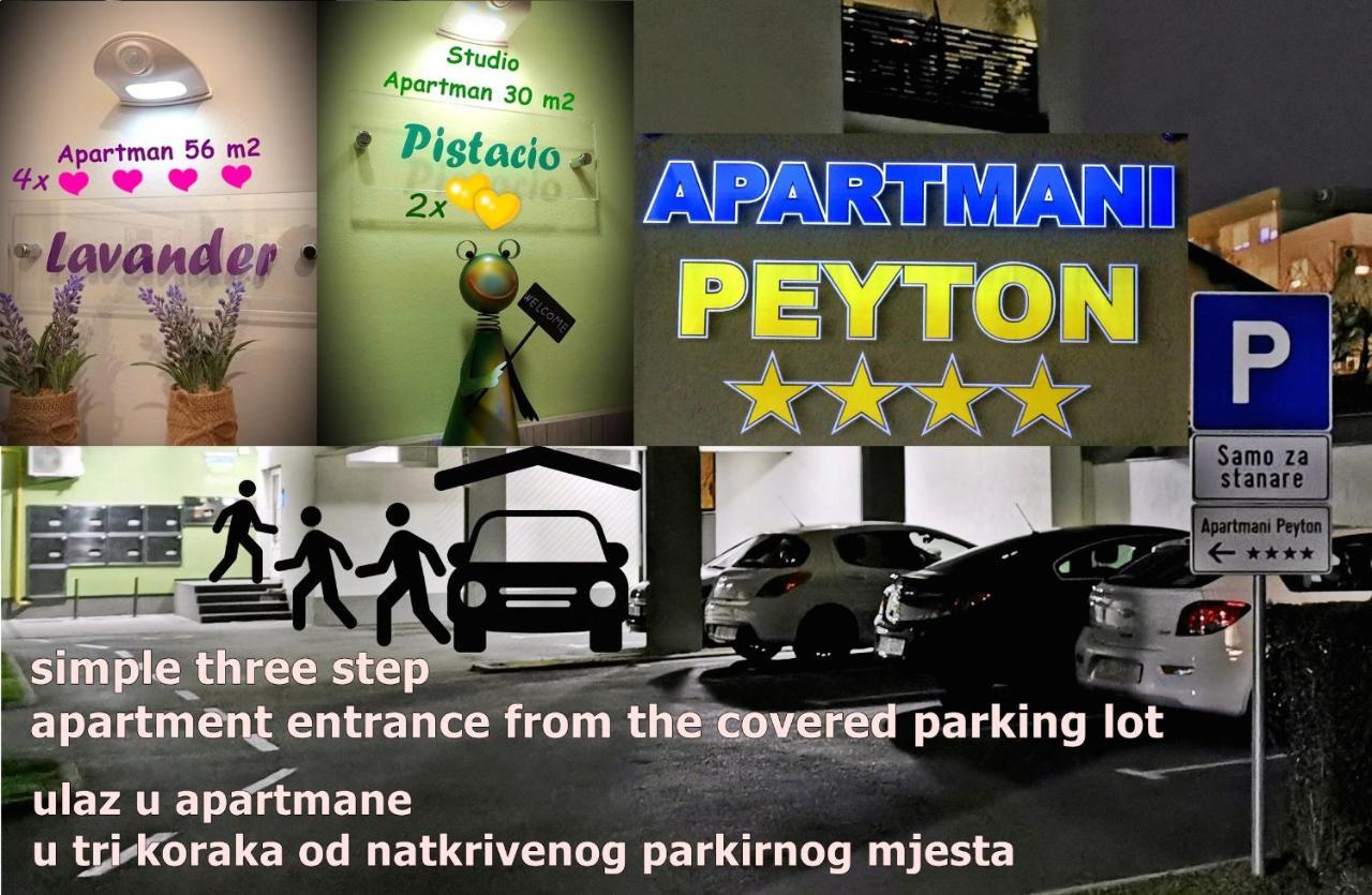 Apartmani Peyton Slavonski Brod Esterno foto